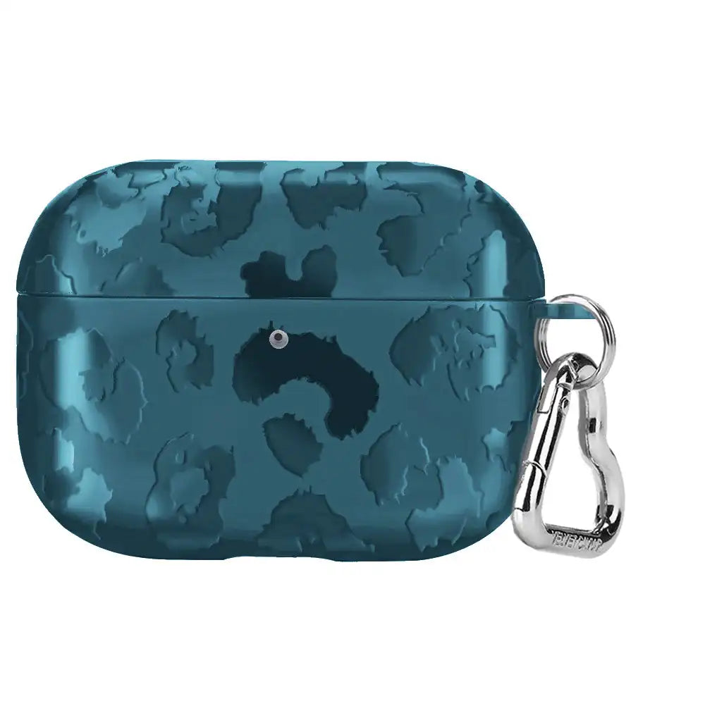 Metallic Navy Leopard AirPod Case
