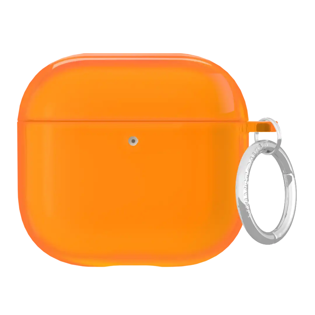 Neon Orange AirPod Case