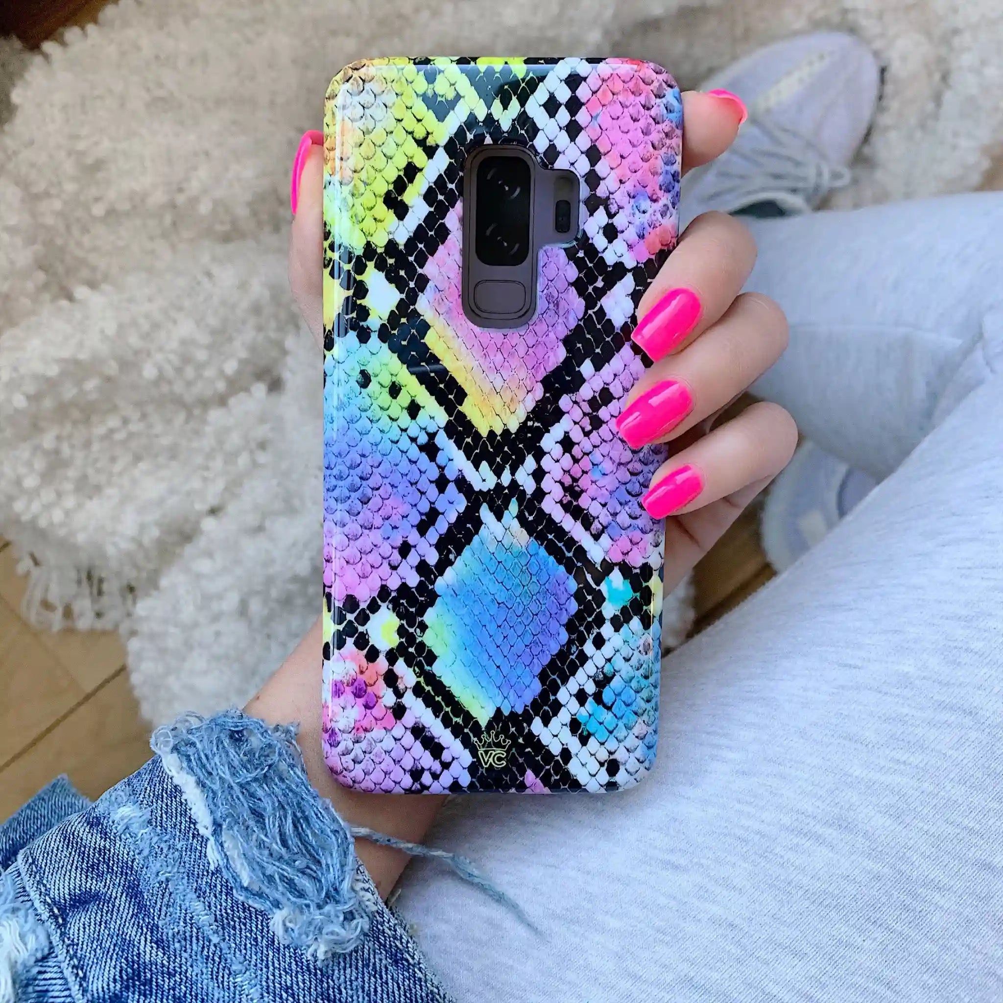 Neon Snakeskin Samsung Galaxy Case