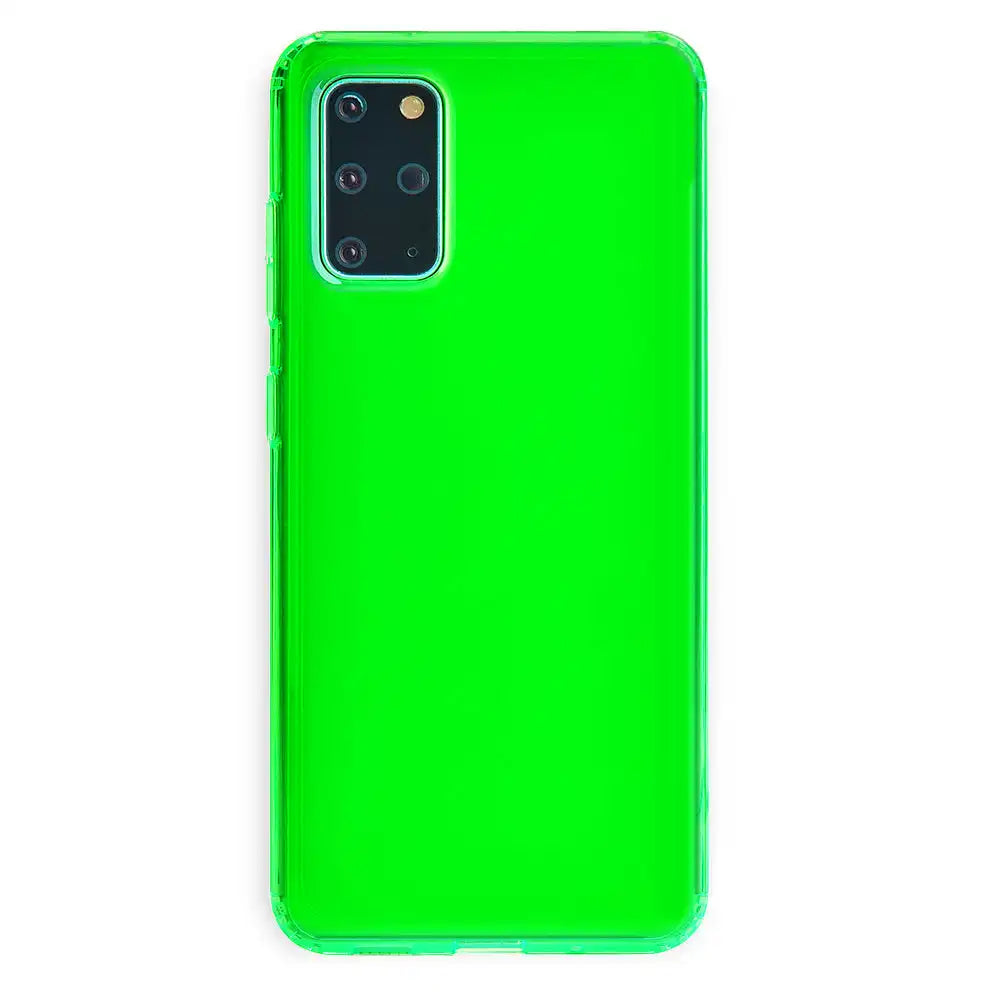 Neon Green Clear Samsung Case