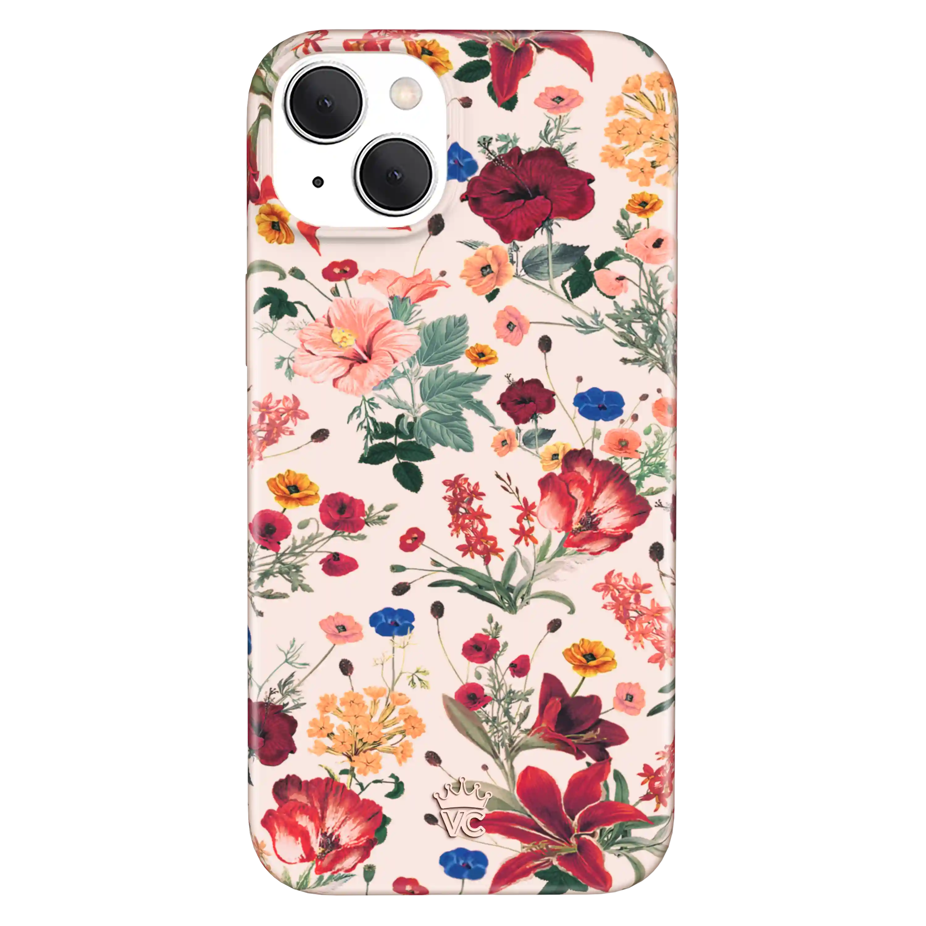 Nude Vintage Floral iPhone Case