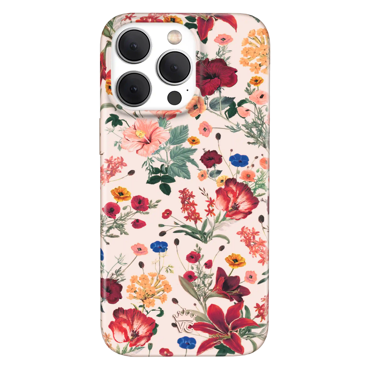 Nude Vintage Floral iPhone Case