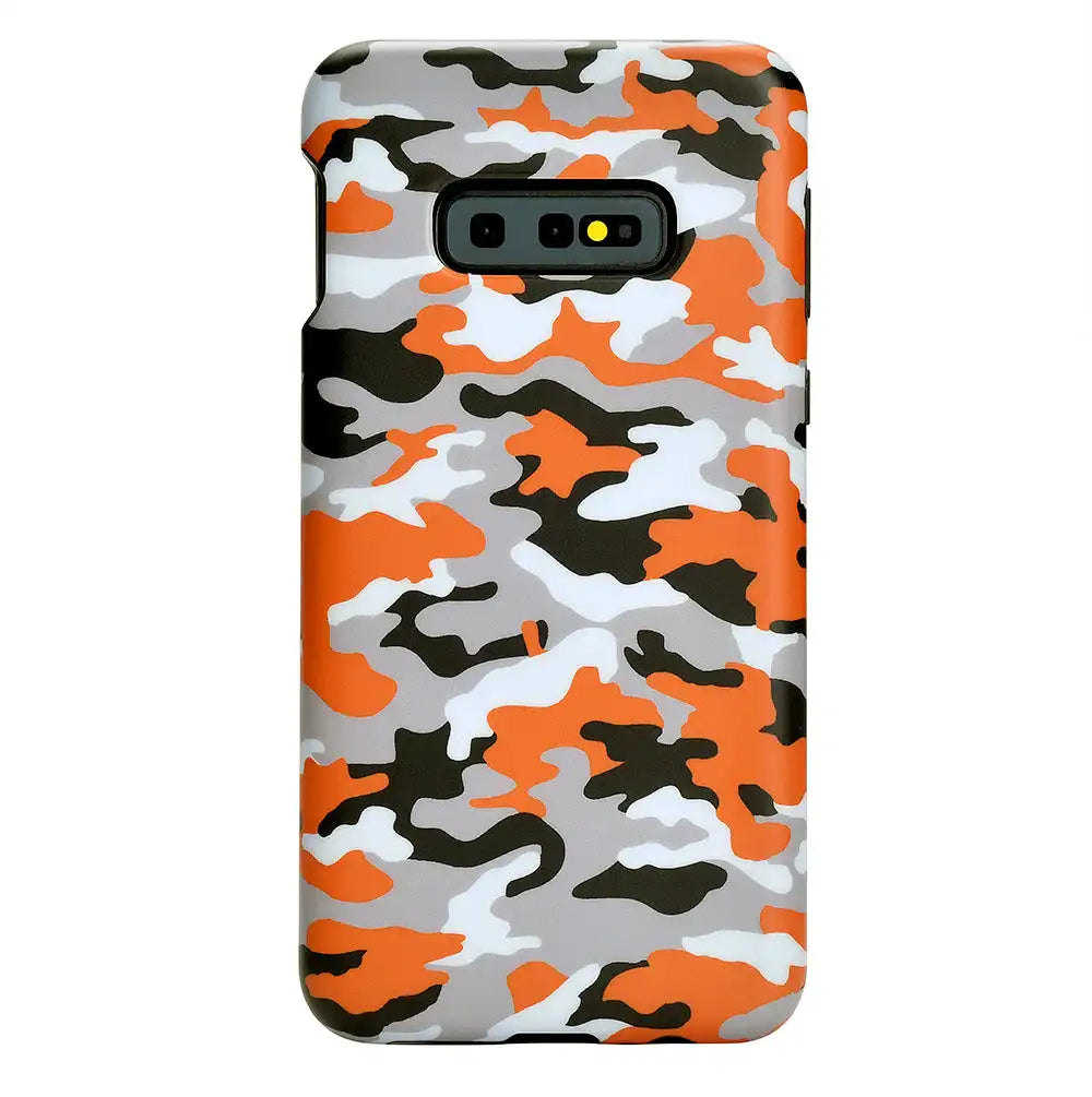 Orange Camo Samsung Galaxy Case