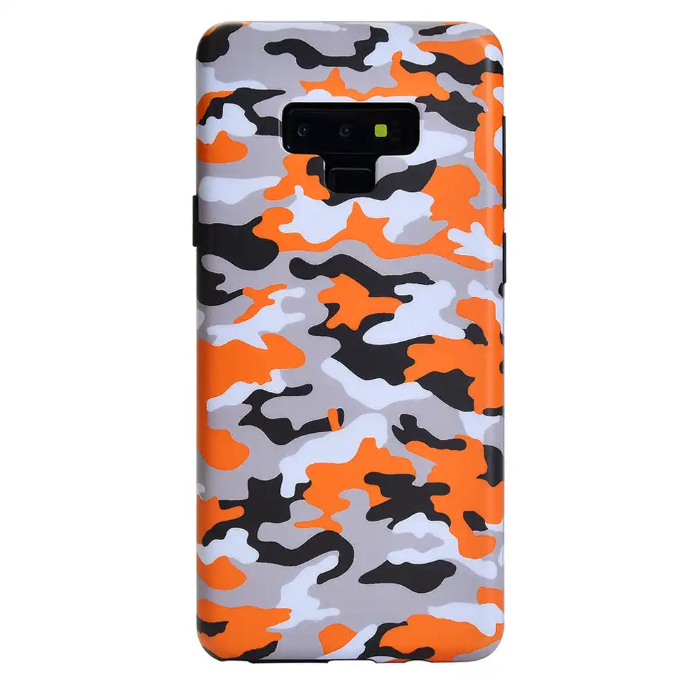 Orange Camo Samsung Galaxy Case