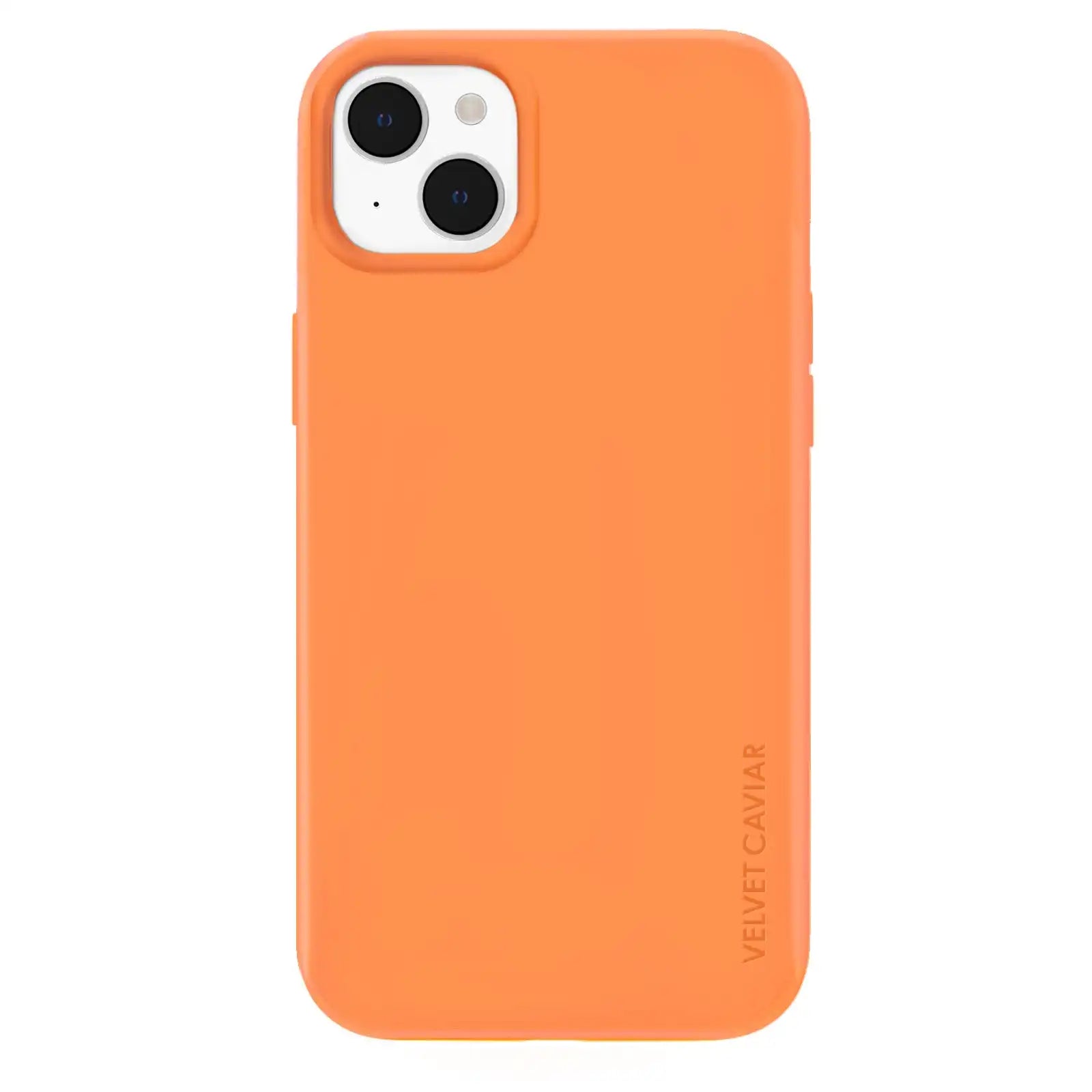 Bright Orange Silicone iPhone Case
