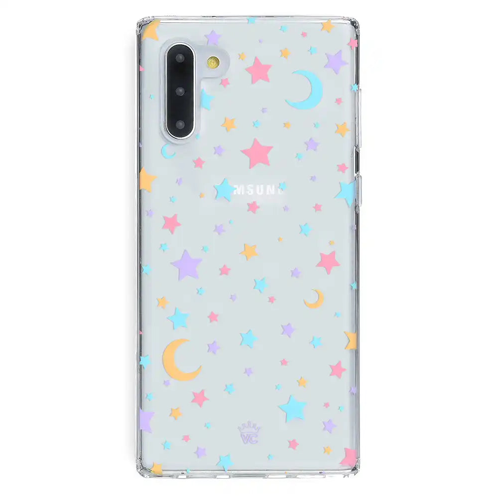 Pastel Starry Night Clear Samsung Case