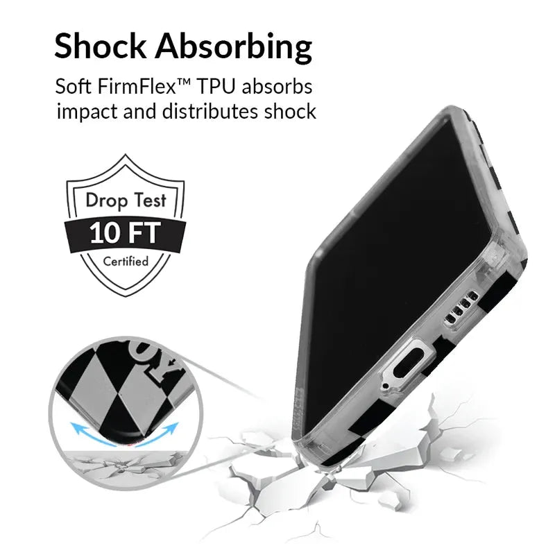 Playboy Checkmate Clear Samsung Case
