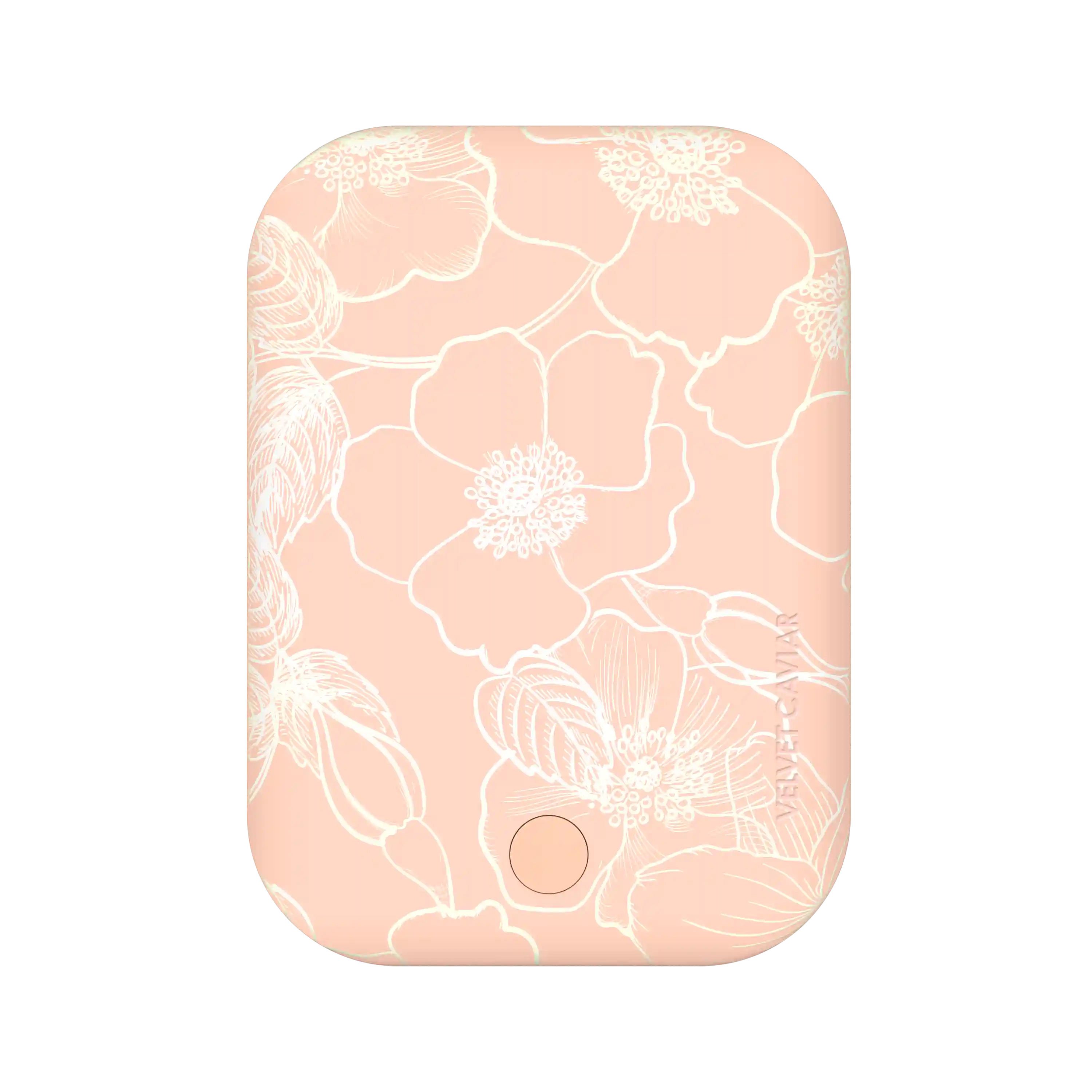 Peach Blossom Portable MagSafe Charger Power Pack