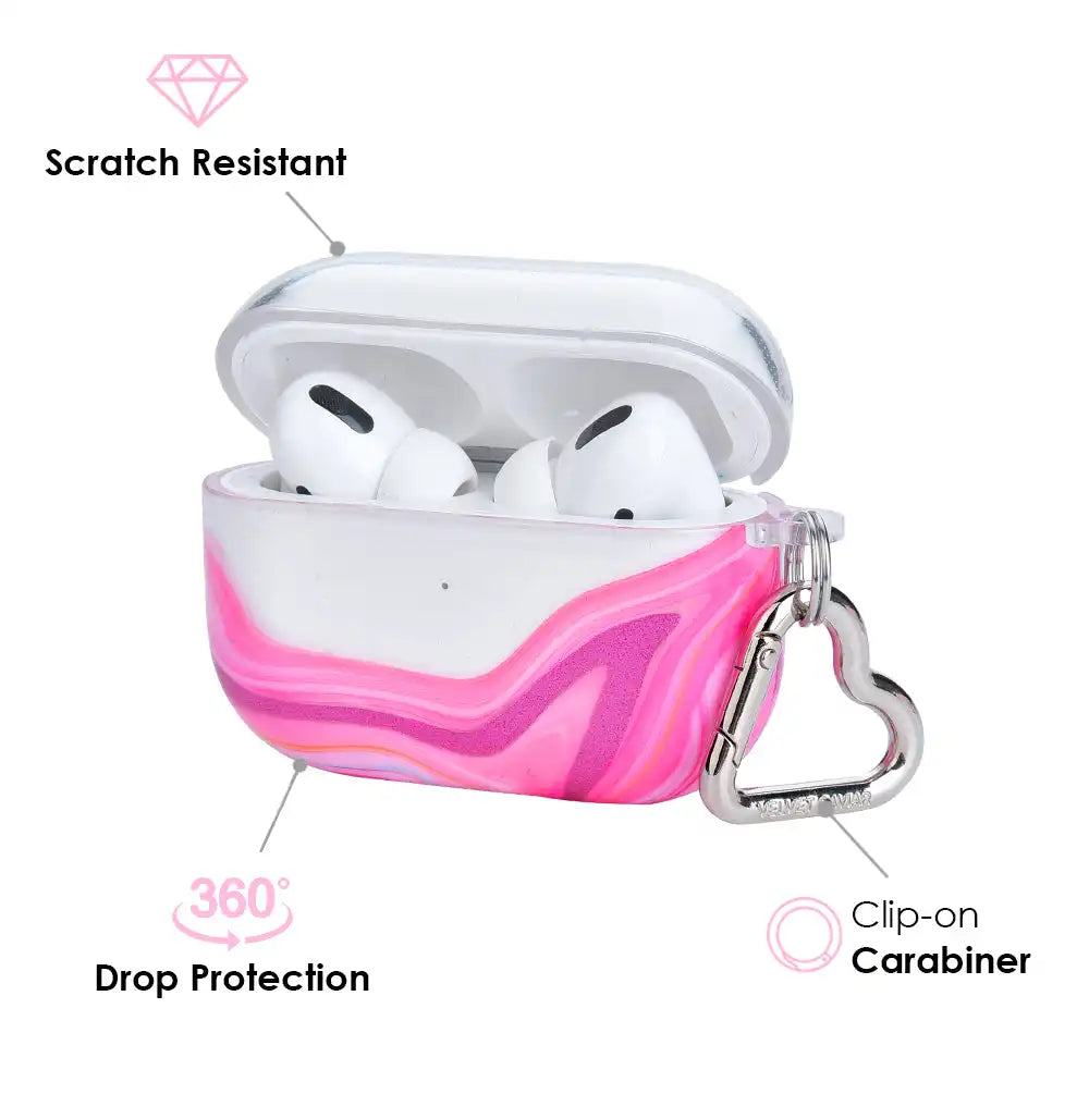 Pink Geode AirPod Case