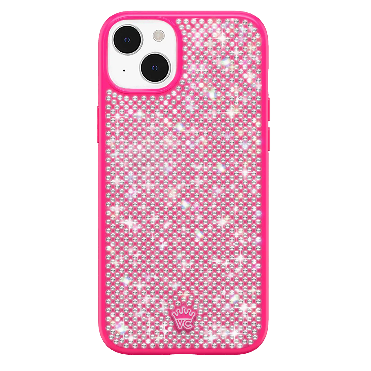 Hot Pink Caviar Crystals iPhone Case