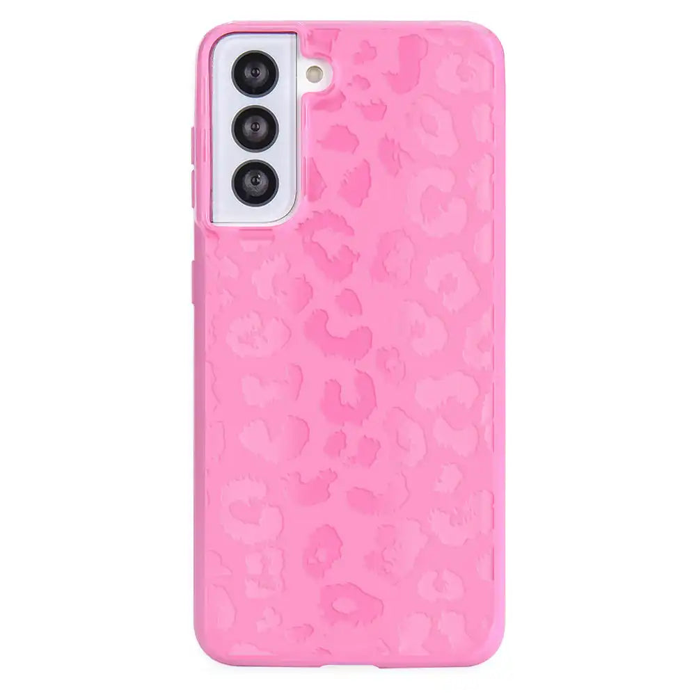 Hot Pink Leopard Samsung Case