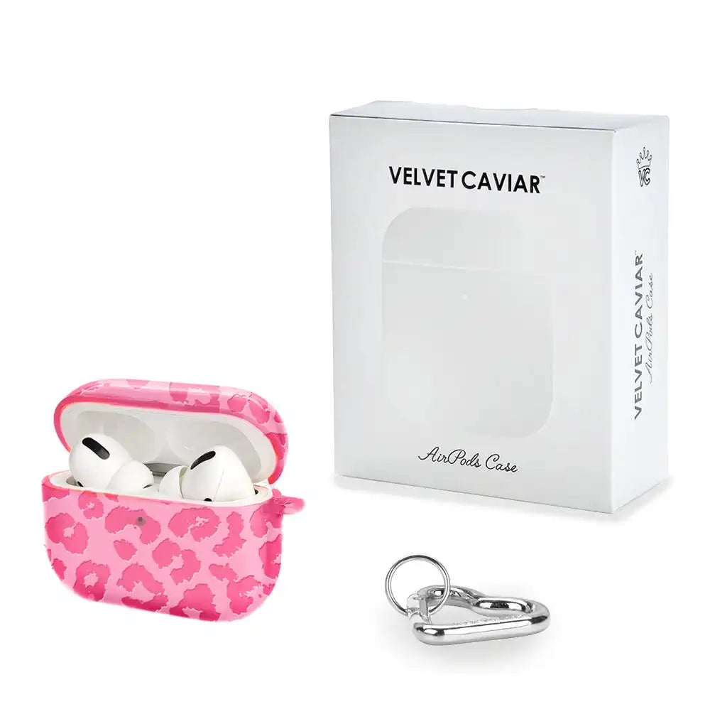 Candy Pink Leopard AirPod Case