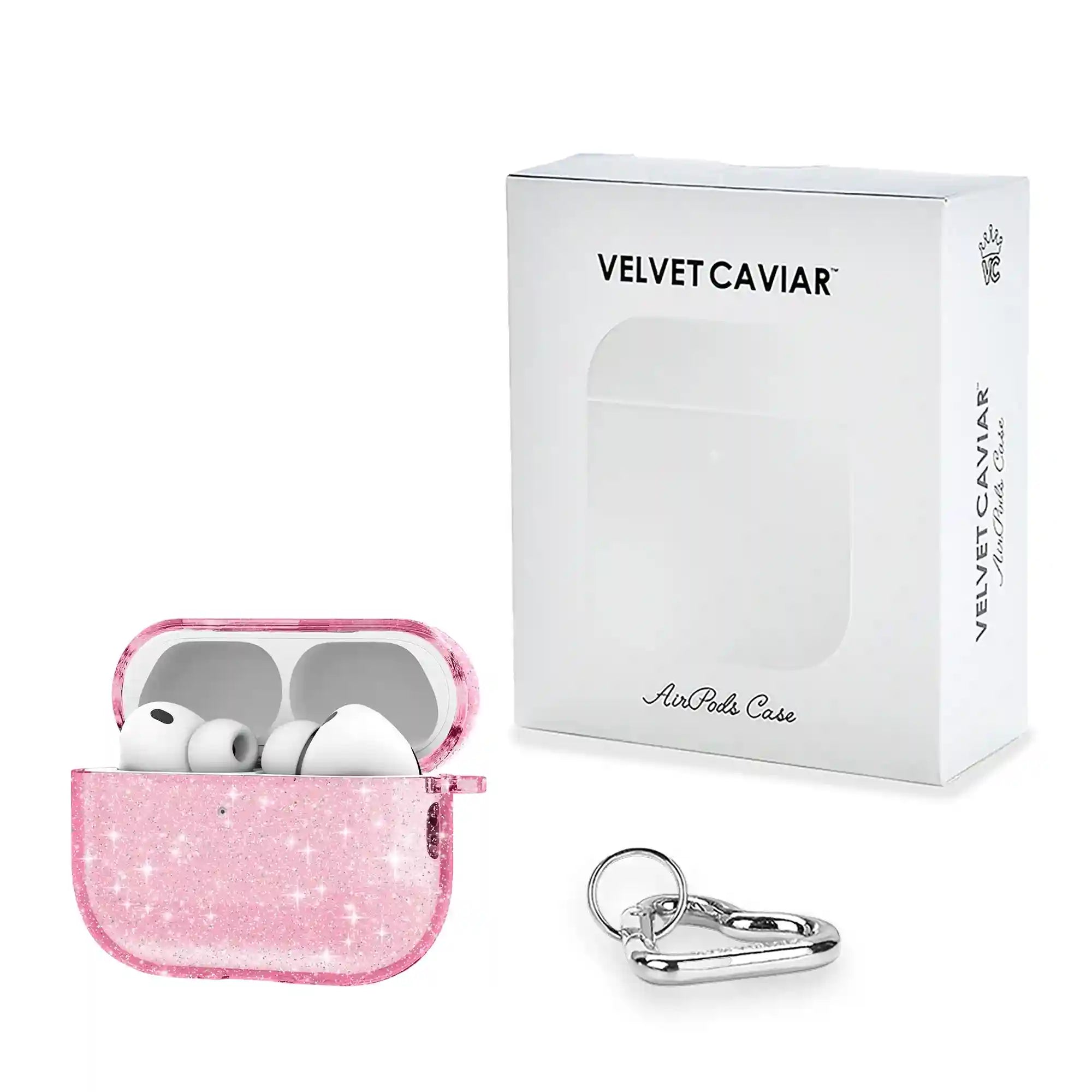 Pink Stardust Glitter AirPod Case