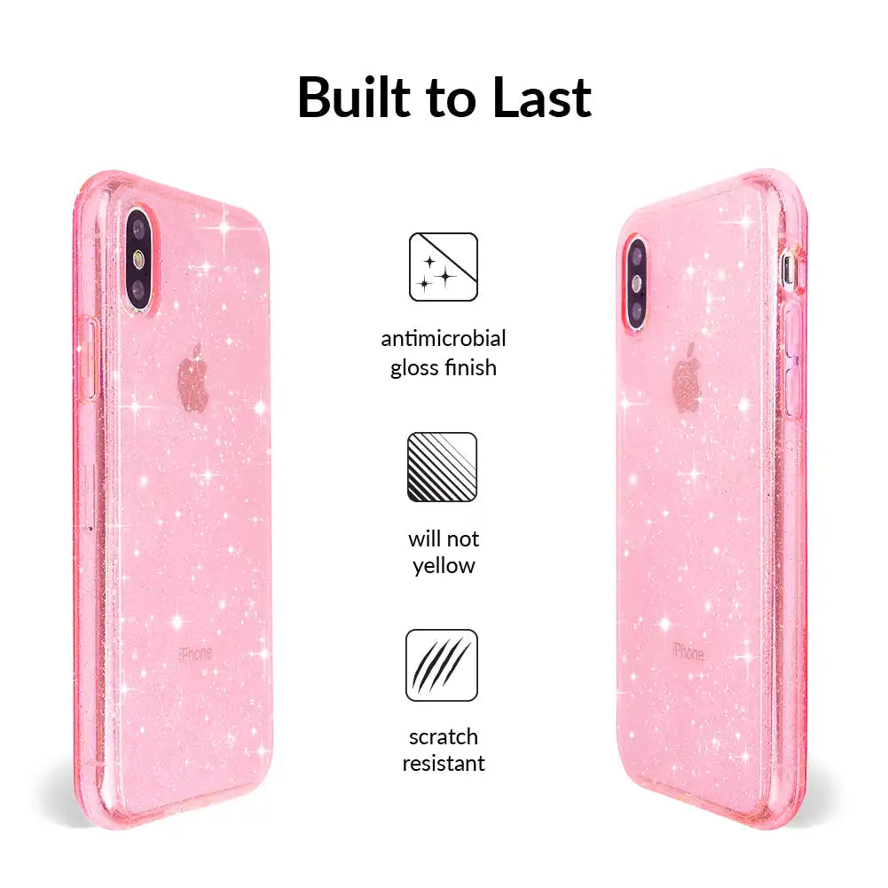Pink Stardust Glitter iPhone Case