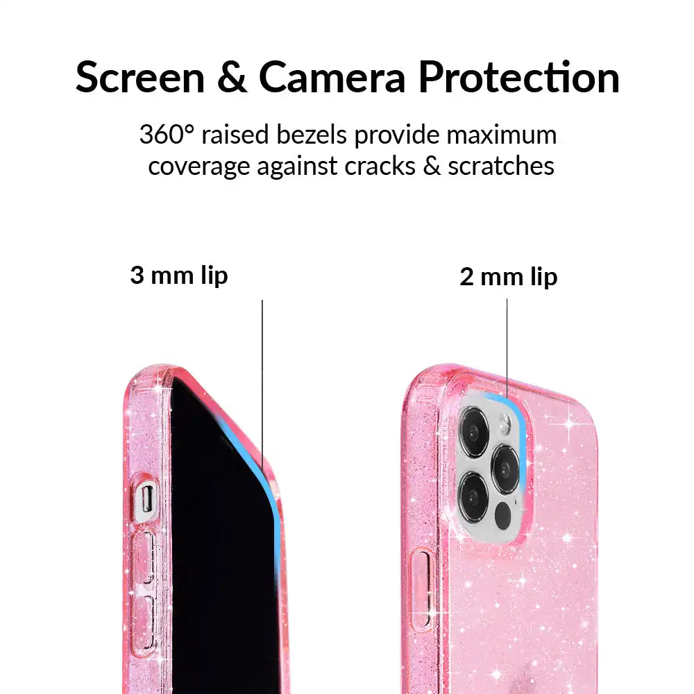 Pink Stardust Glitter iPhone Case
