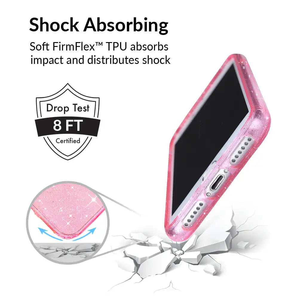 Pink Stardust Glitter iPhone Case