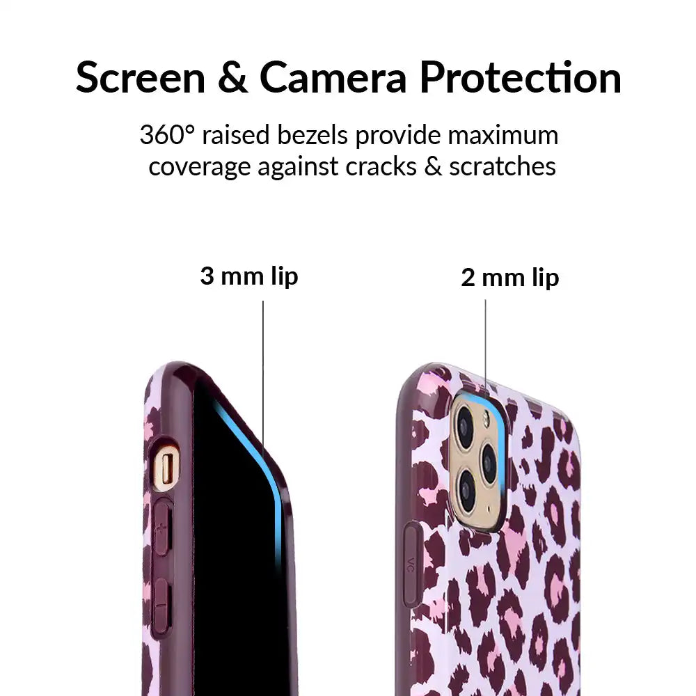 Purrfect Pink Leopard iPhone Case
