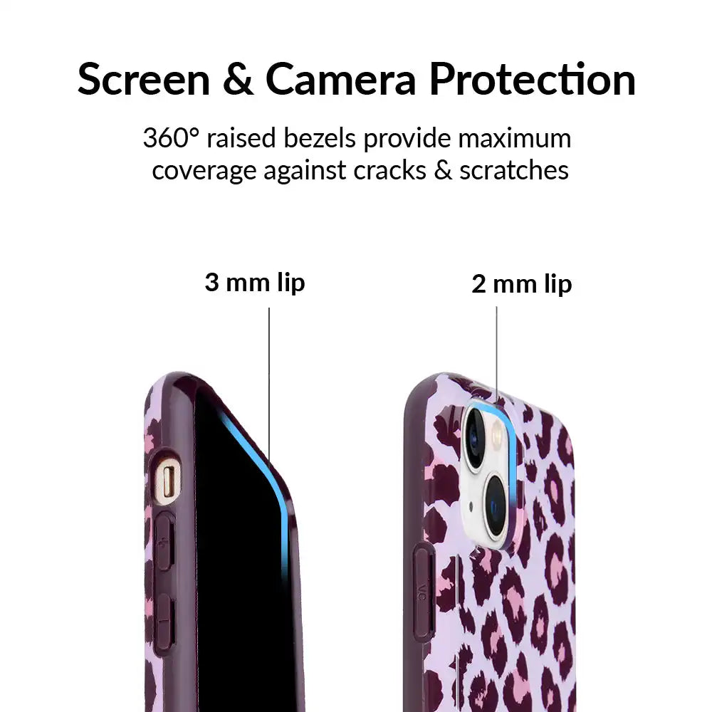 Purrfect Pink Leopard iPhone Case