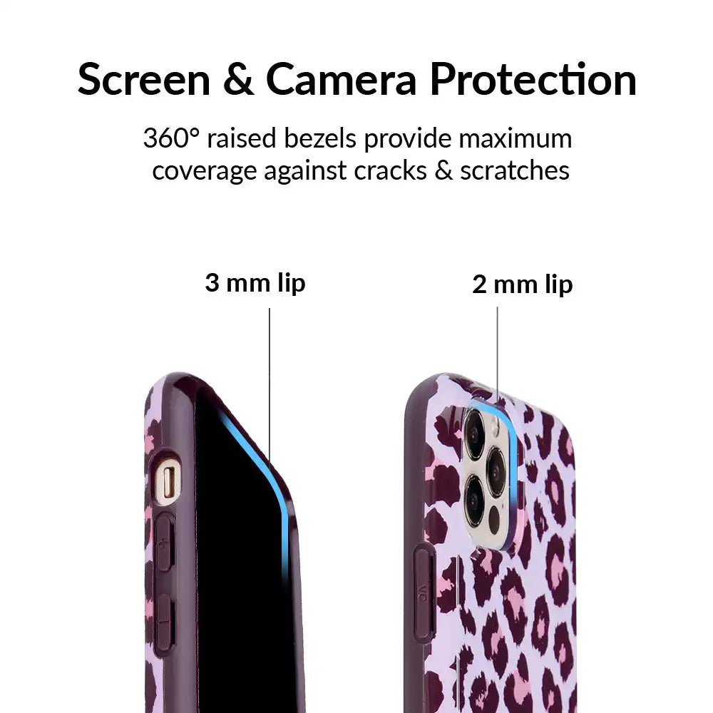 Purrfect Pink Leopard iPhone Case