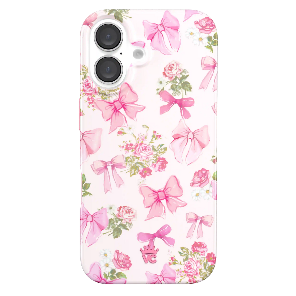 Posie Pink Bow iPhone Case