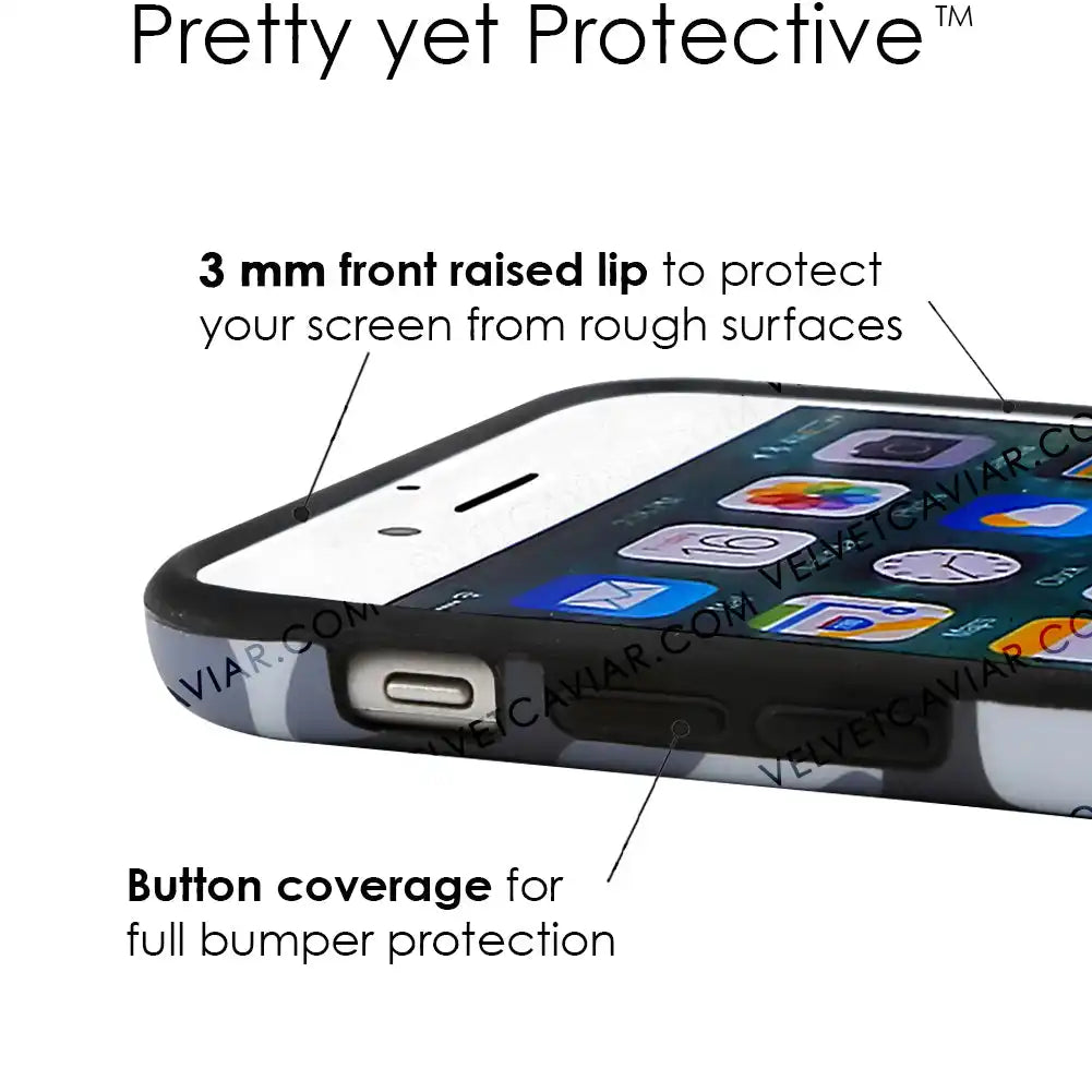 Gray Camo iPhone Case
