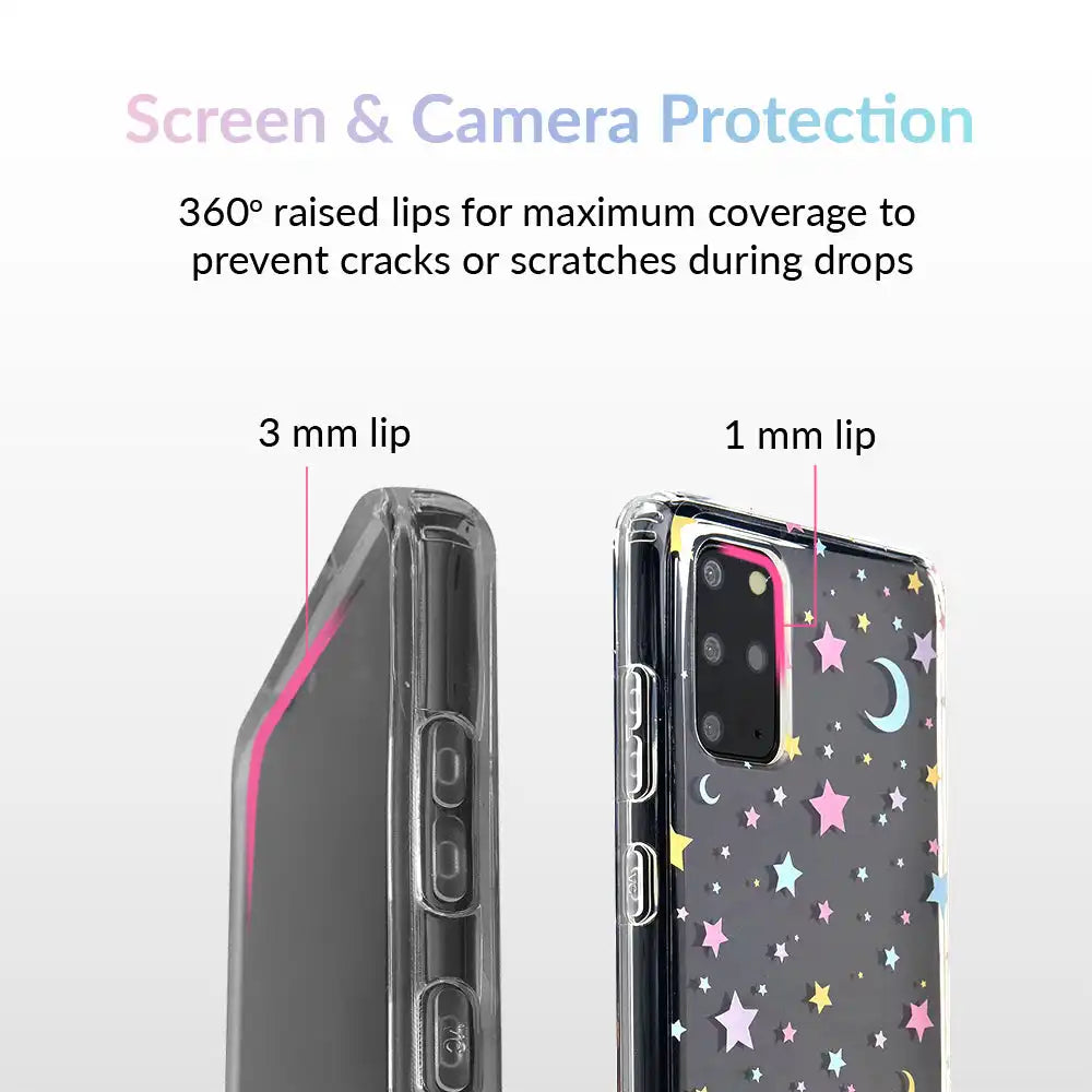 Pastel Starry Night Clear Samsung Case