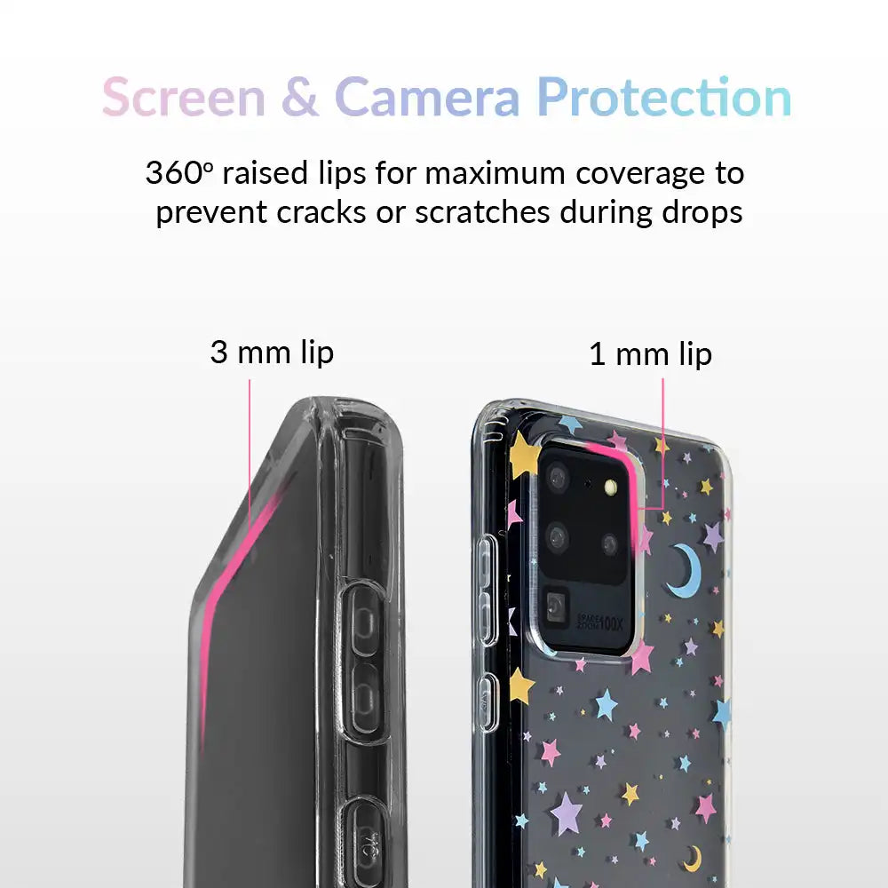 Pastel Starry Night Clear Samsung Case