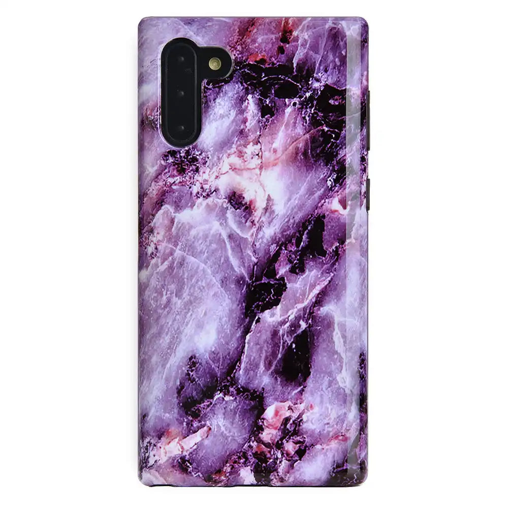 Purple Stone Marble Samsung Galaxy Case