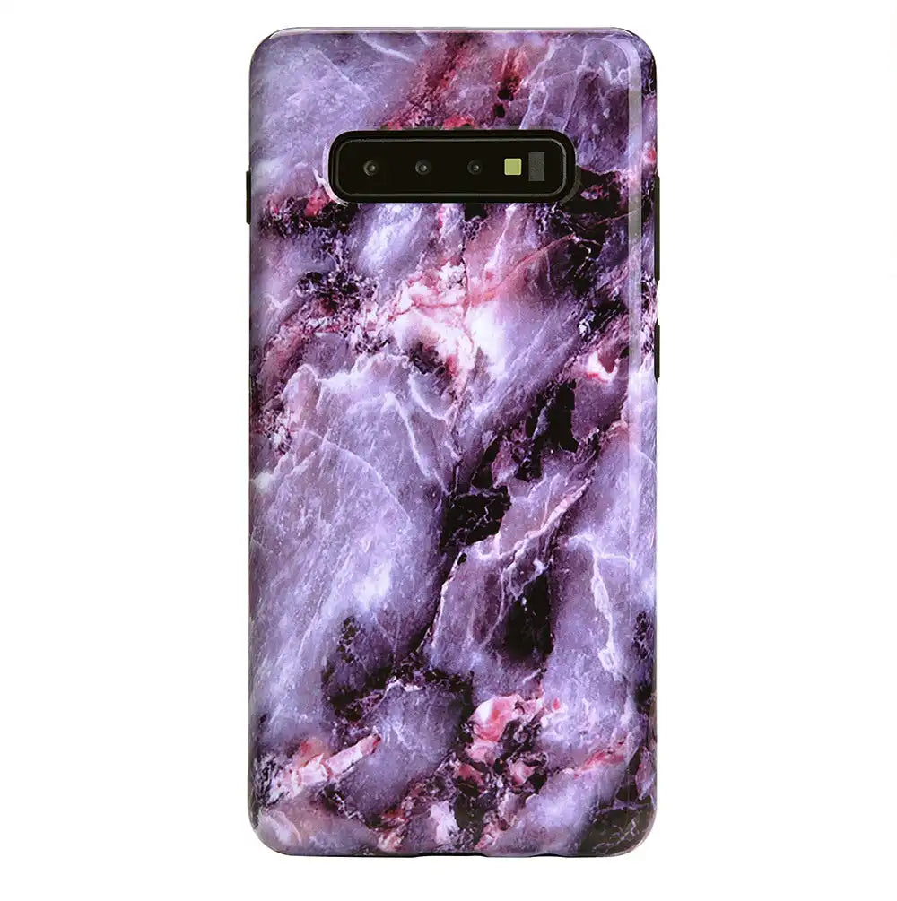 Purple Stone Marble Samsung Galaxy Case