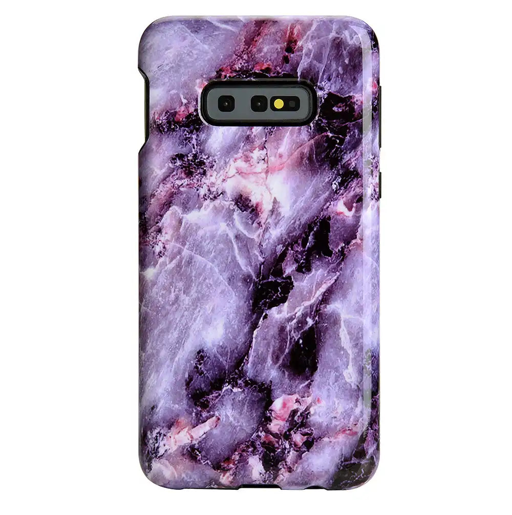 Purple Stone Marble Samsung Galaxy Case