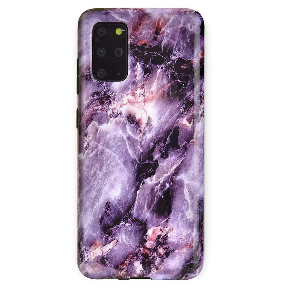 Purple Stone Marble Samsung Galaxy Case