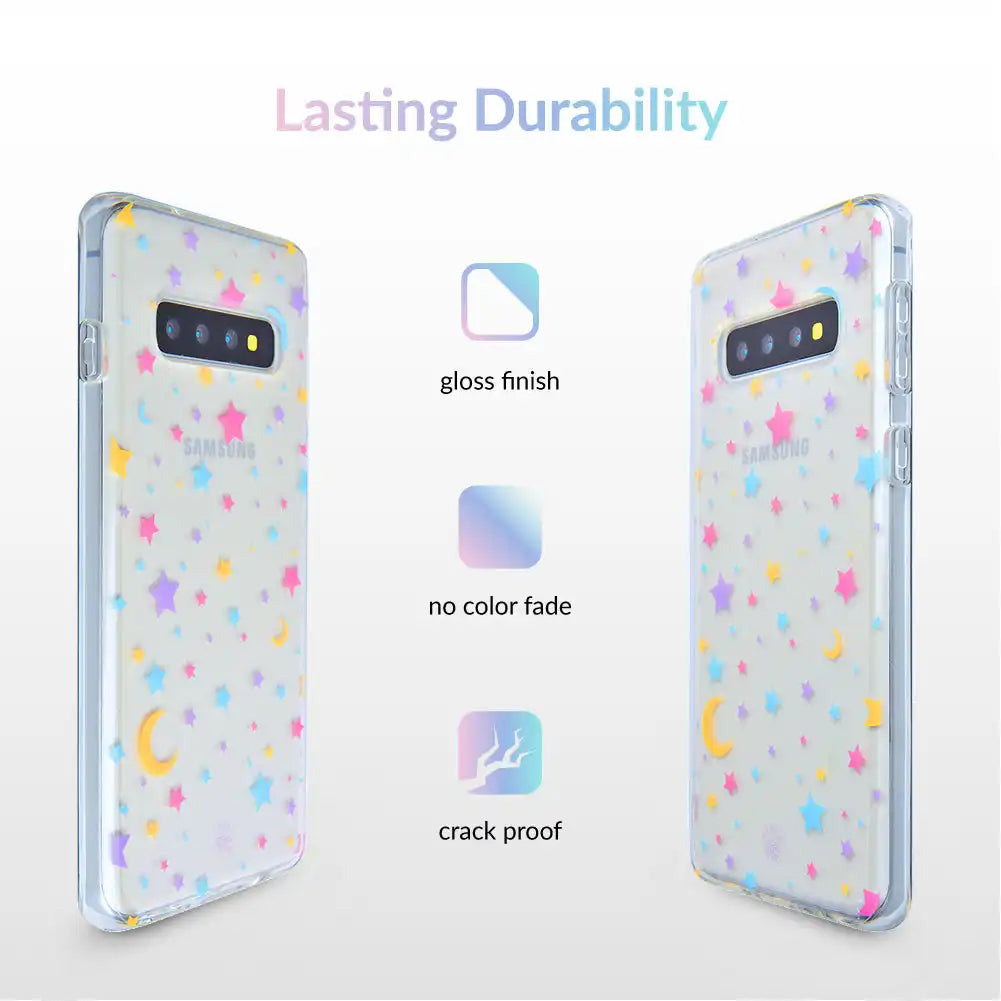 Pastel Starry Night Clear Samsung Case