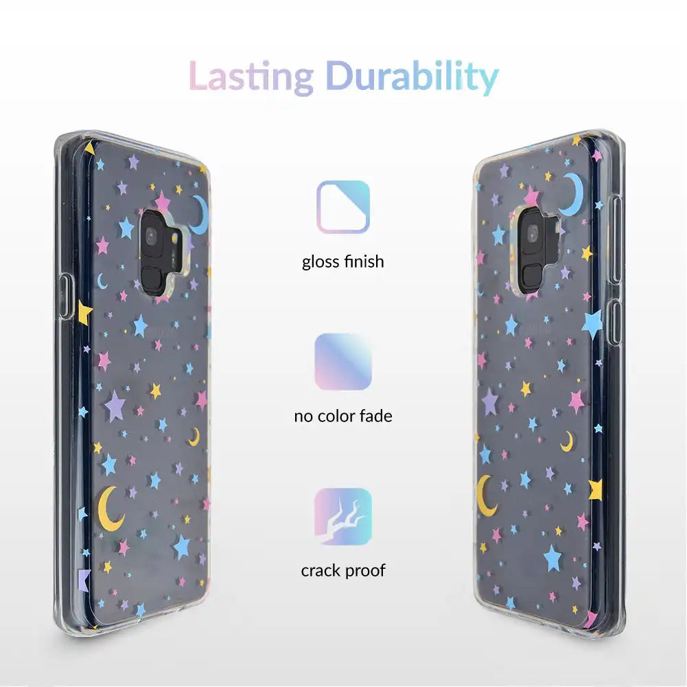 Pastel Starry Night Clear Samsung Case