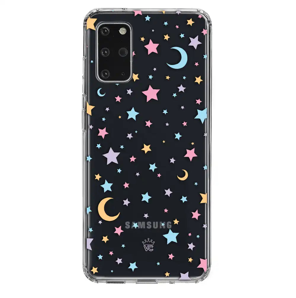Pastel Starry Night Clear Samsung Case