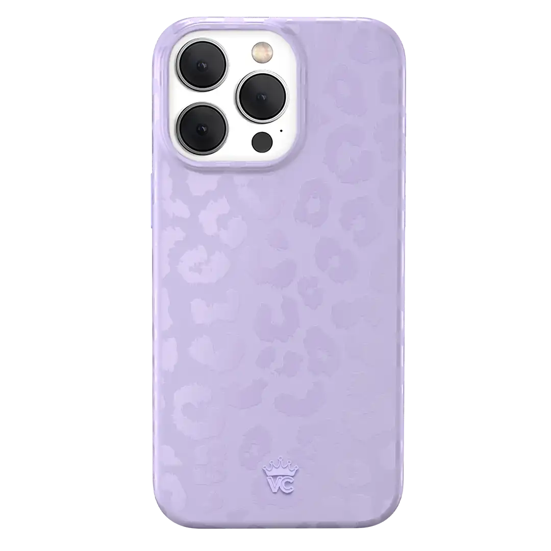 Lilac Leopard iPhone Case