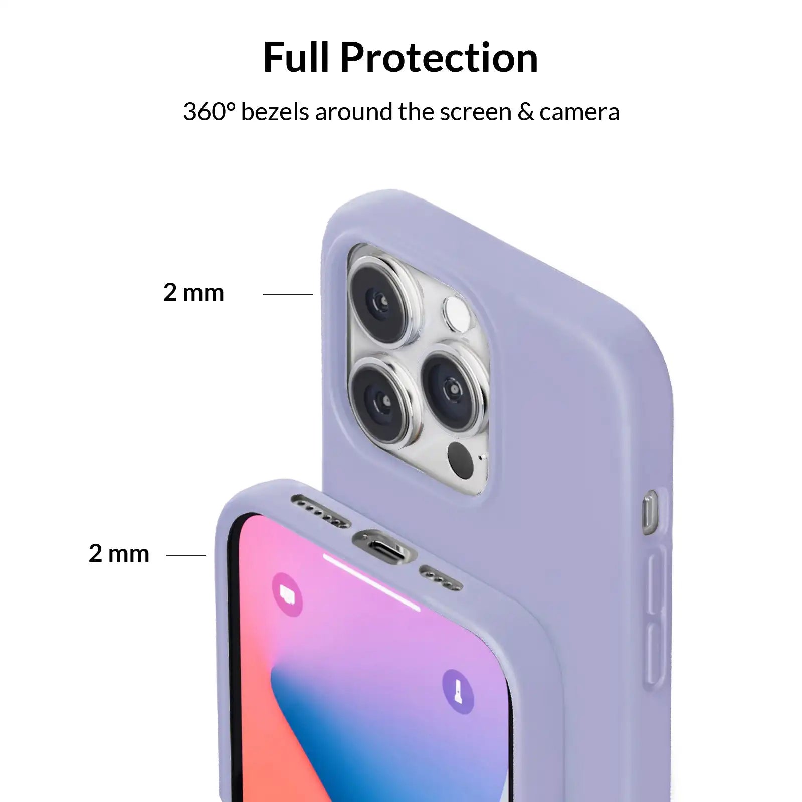 Purple Silicone iPhone Case
