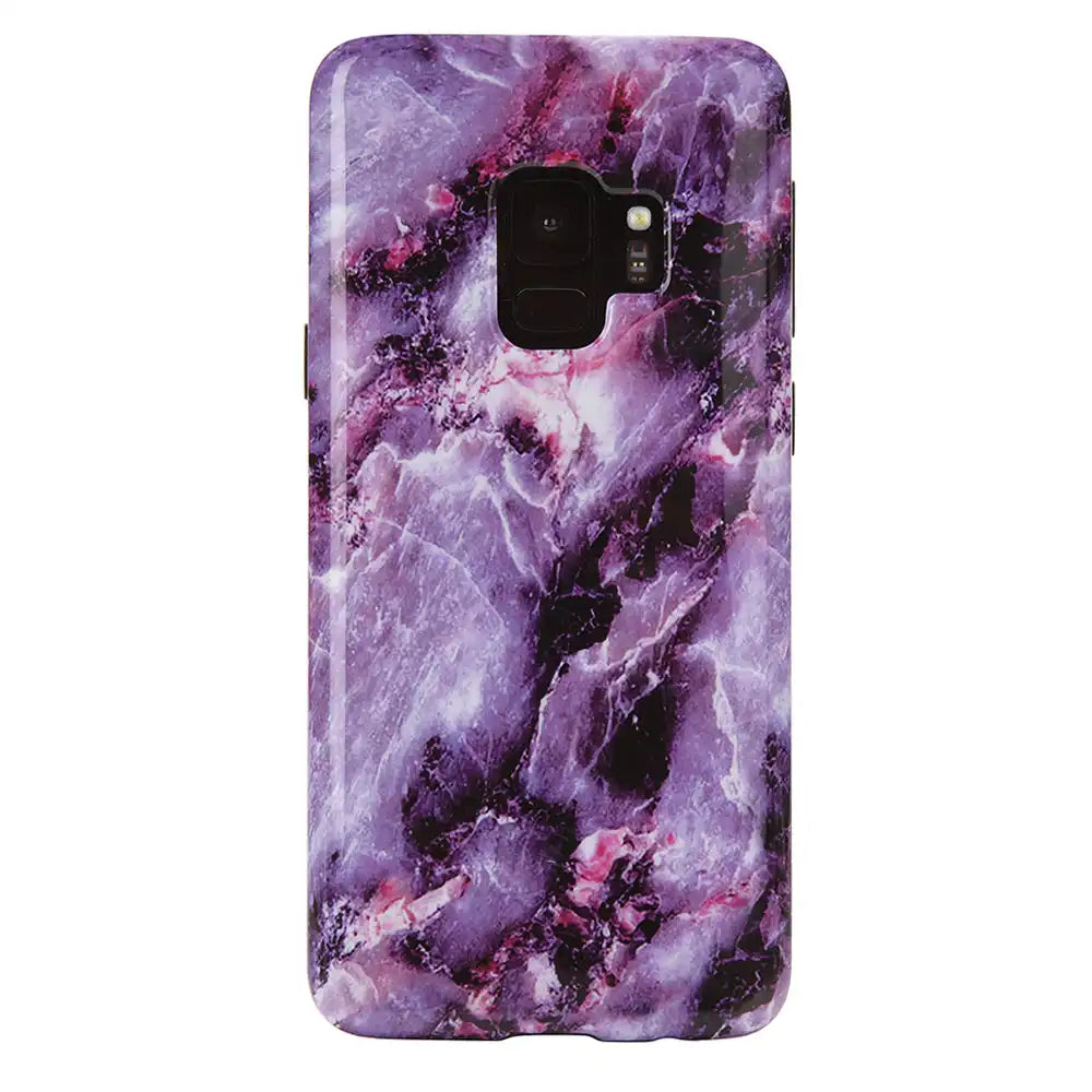 Purple Stone Marble Samsung Galaxy Case