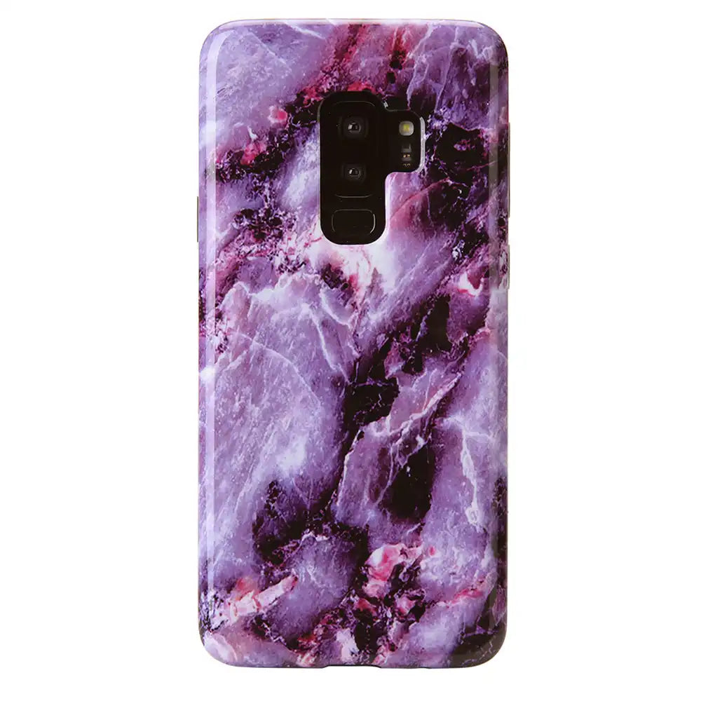 Purple Stone Marble Samsung Galaxy Case