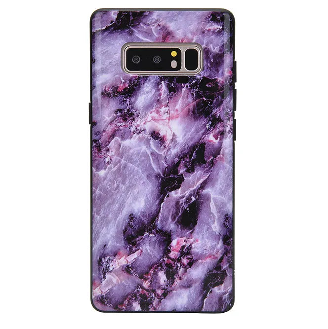 Purple Stone Marble Samsung Galaxy Case