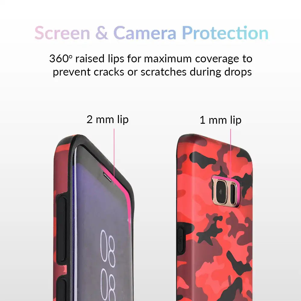 Red Camo Samsung Galaxy Case