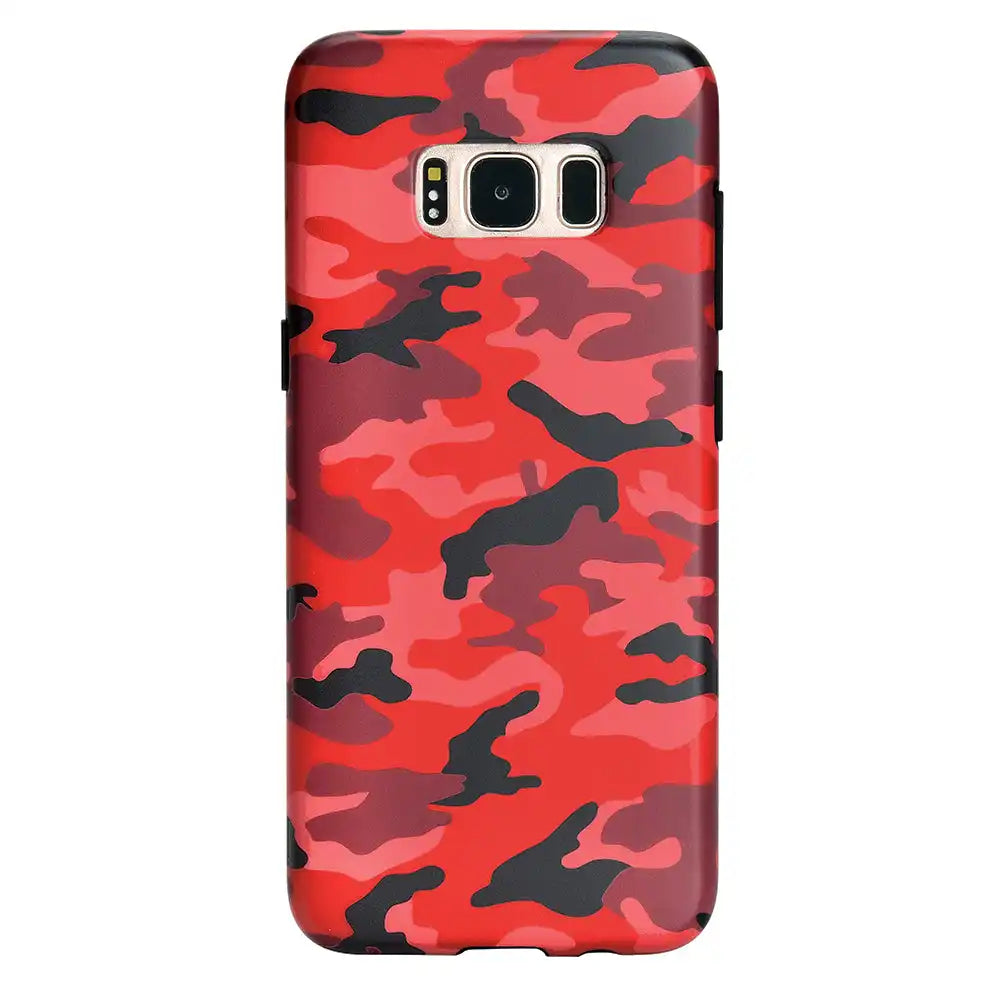 Red Camo Samsung Galaxy Case