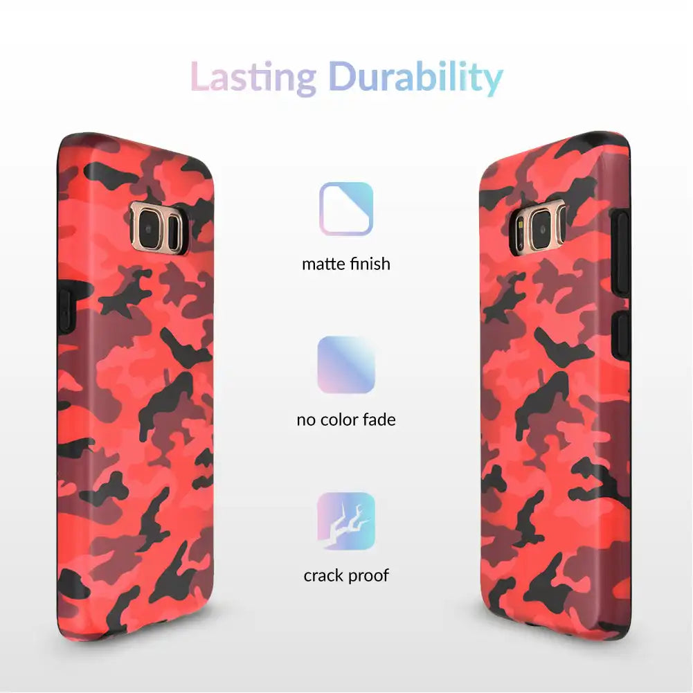 Red Camo Samsung Galaxy Case