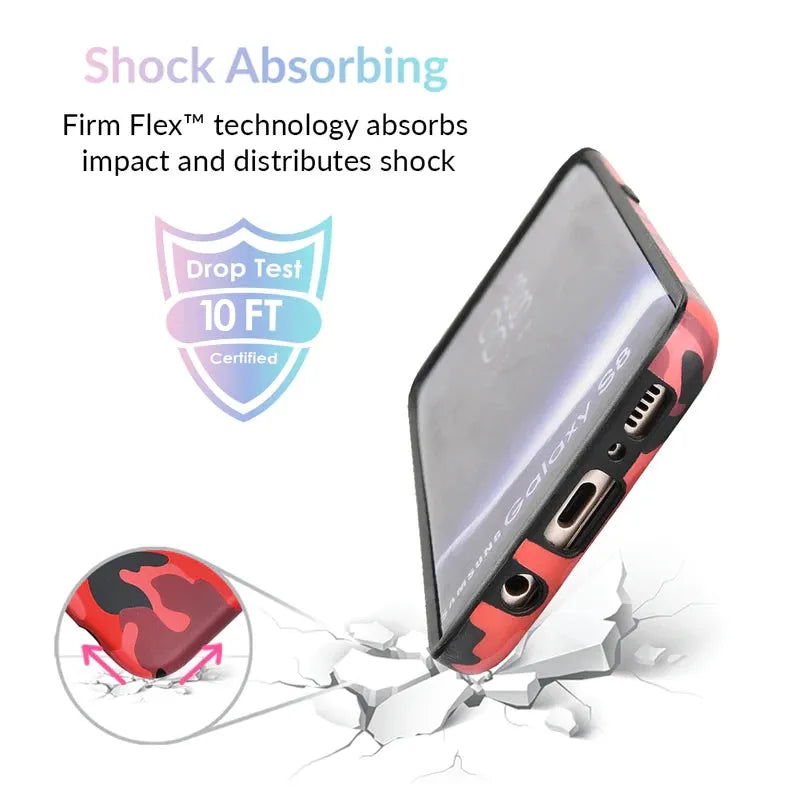Red Camo Samsung Galaxy Case