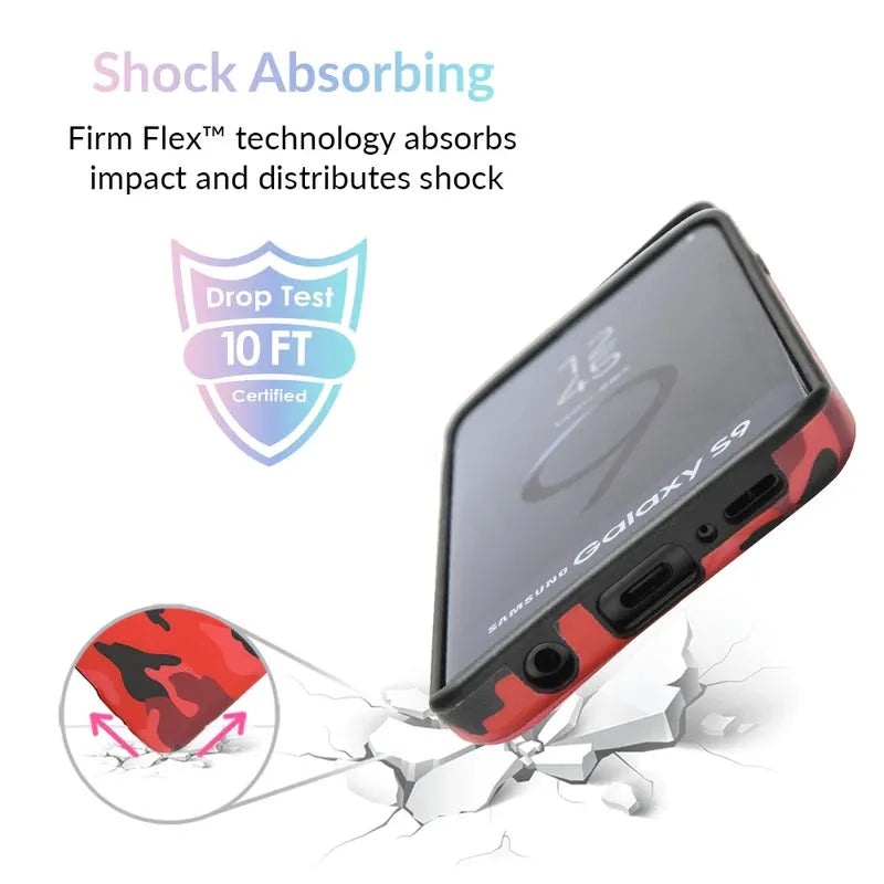 Red Camo Samsung Galaxy Case