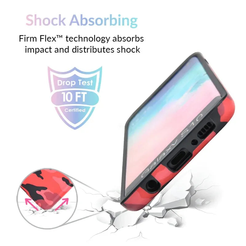 Red Camo Samsung Galaxy Case