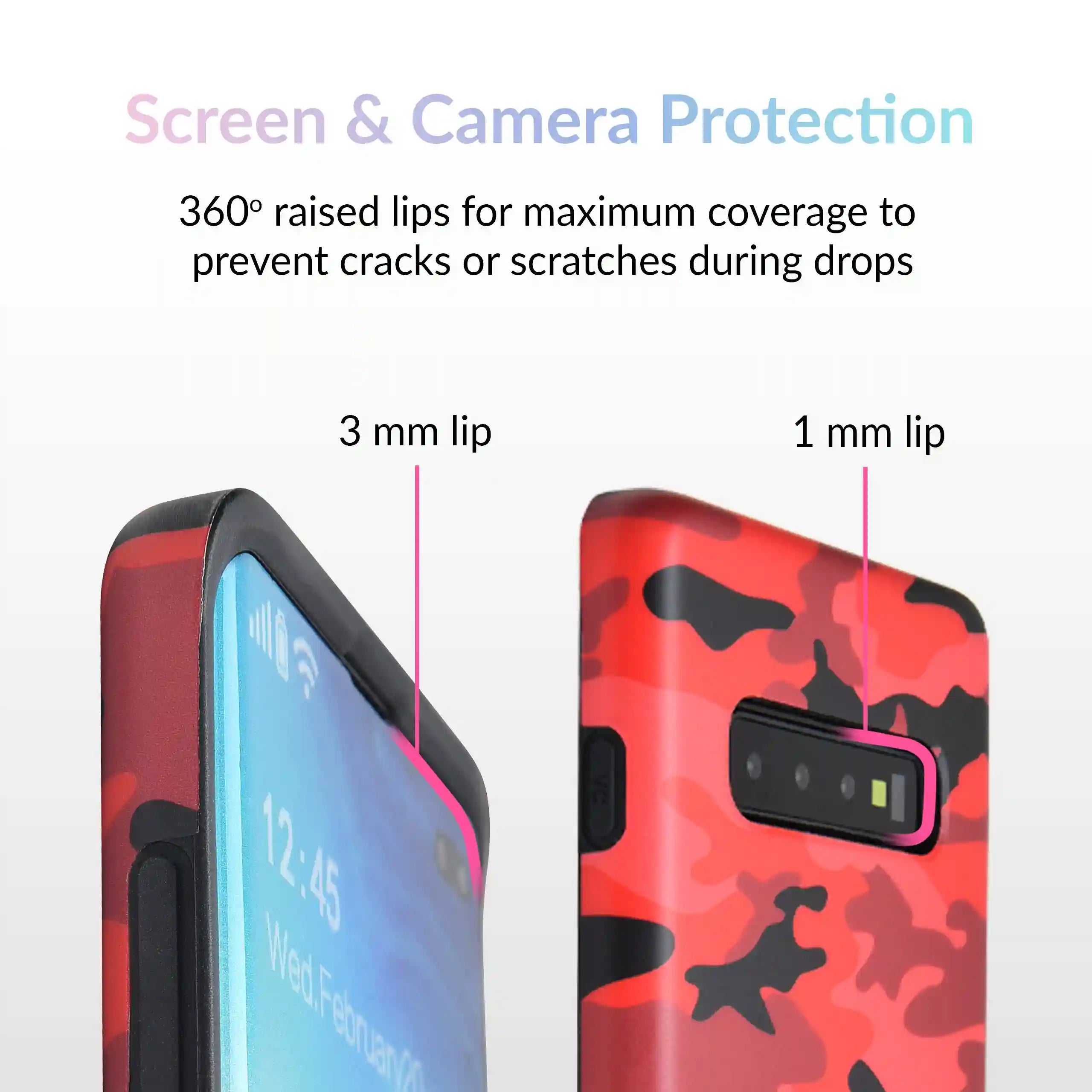 Red Camo Samsung Galaxy Case