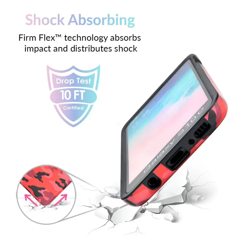 Red Camo Samsung Galaxy Case