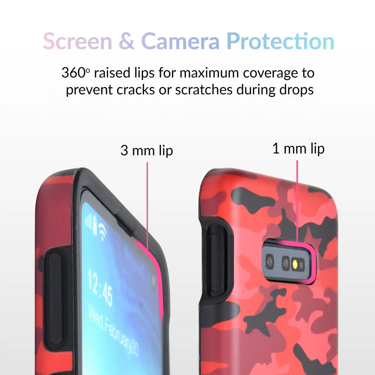 Red Camo Samsung Galaxy Case