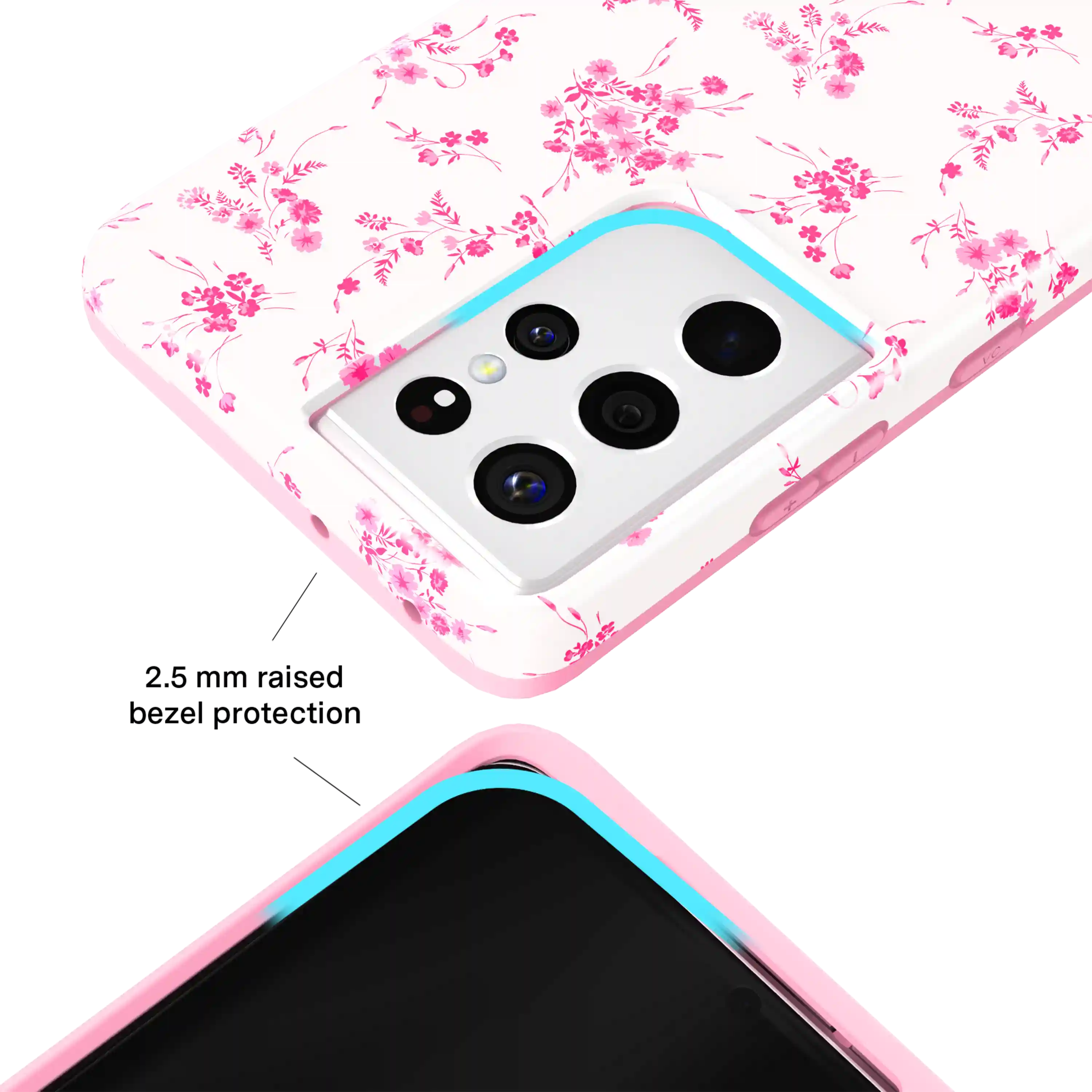 French Rose Floral Samsung Case