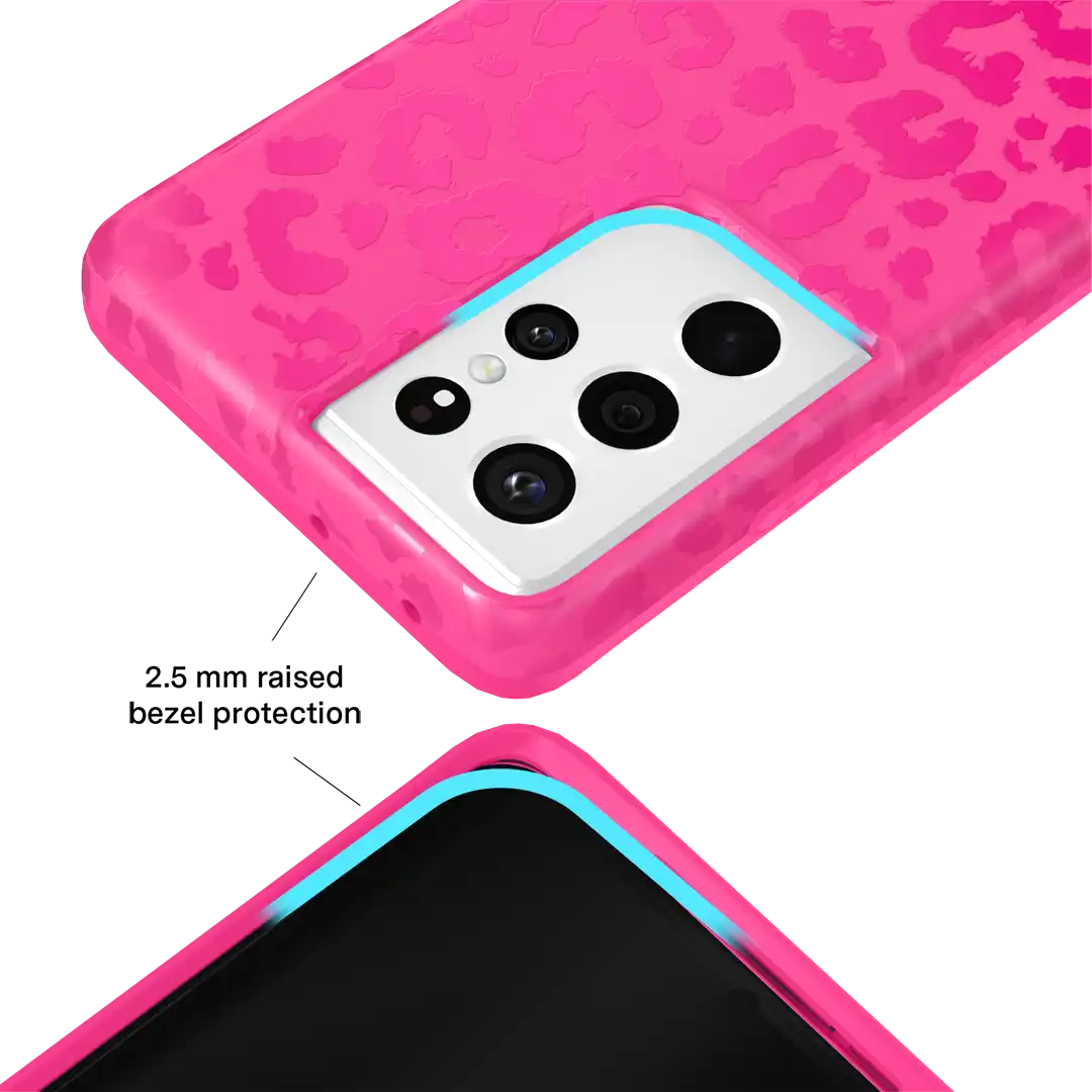 Even Hotter Pink Leopard Samsung Case